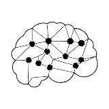 Ilustración cerebro neuro-científico