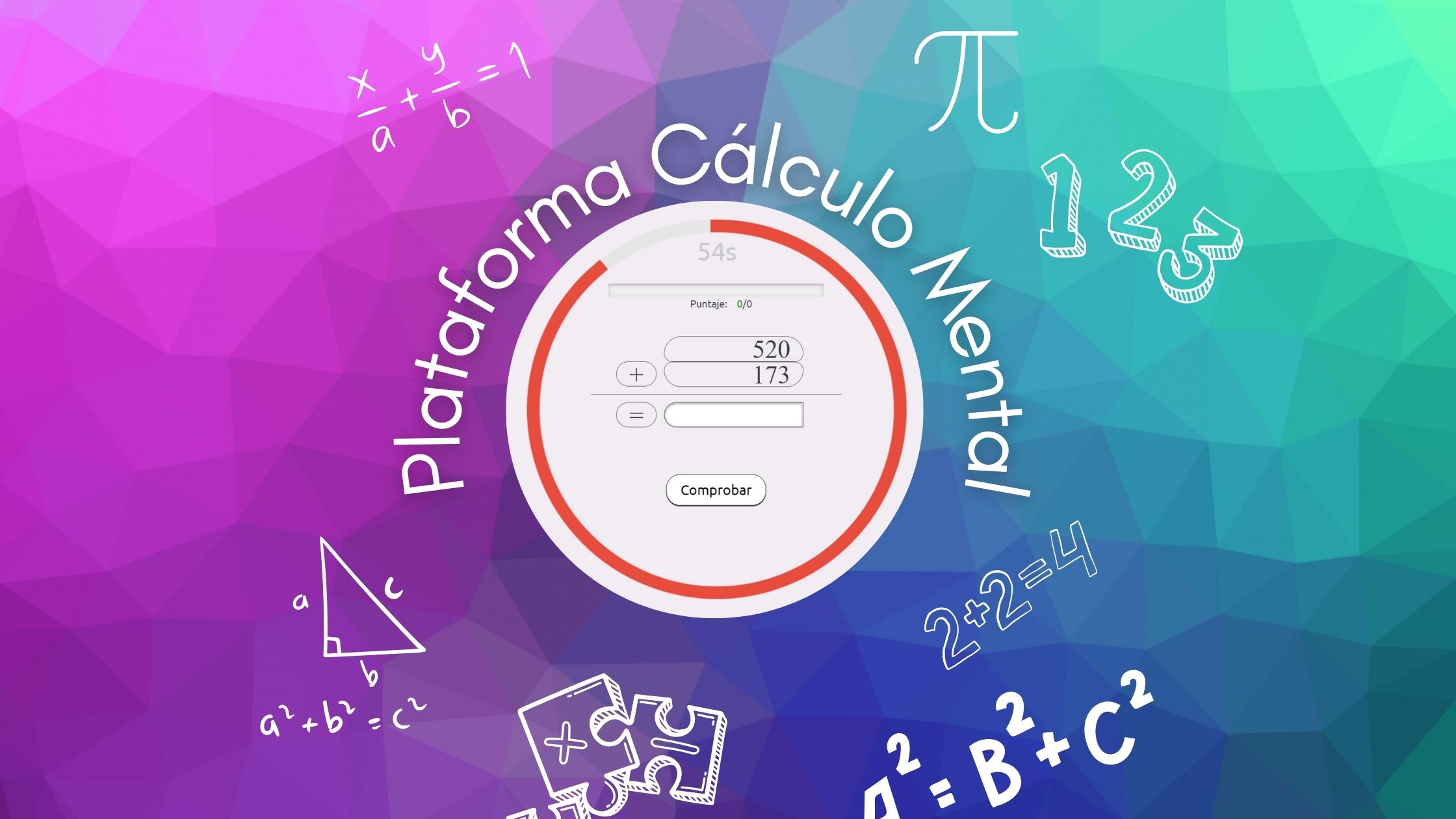 Plataforma de cálculo mental